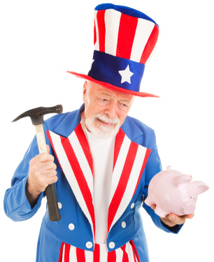 breaking the U.S. piggy bank
